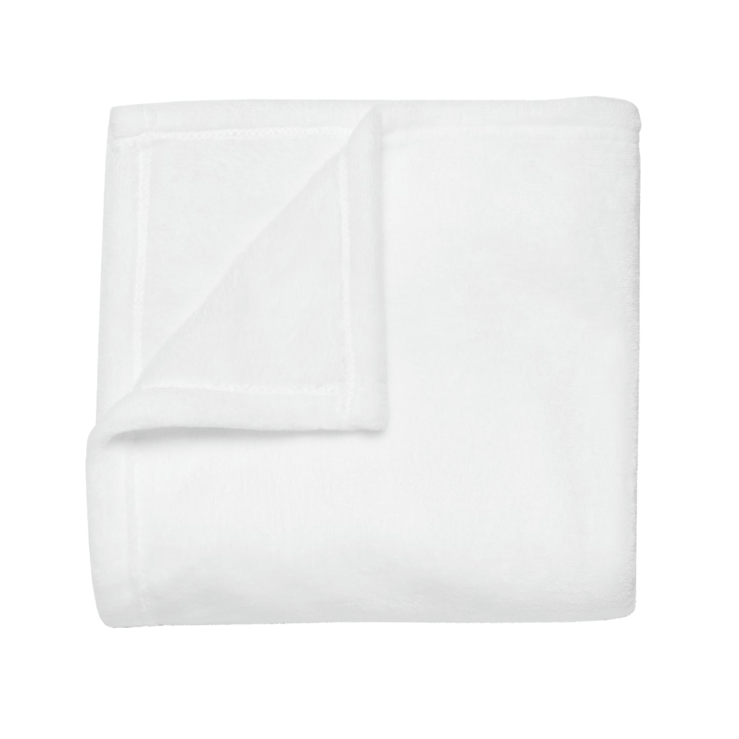 White Plush Fleece Blanket
